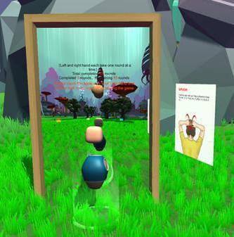 VR保健之摘苹果游戏（VR health care (shoulder joint exercise)： Apple Grove Picking Games）
