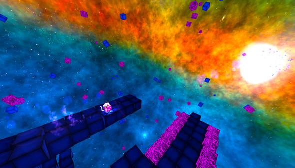 深蓝色 (Deep Blue 3D Maze in Space)