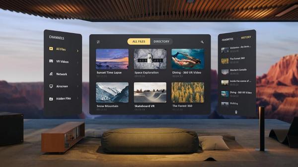 SKYBOX VR视频播放器- Oculus Quest应用