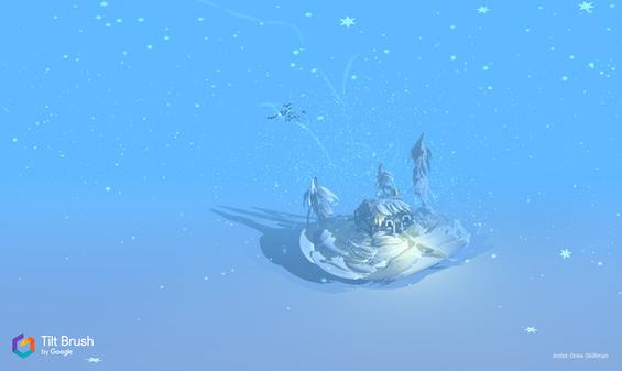 倾斜的刷子 VR (Tilt Brush)