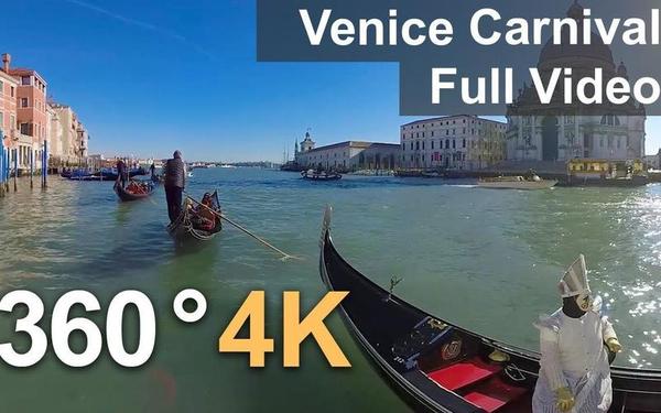 【360° VR】意大利威尼斯狂欢节。4К视频