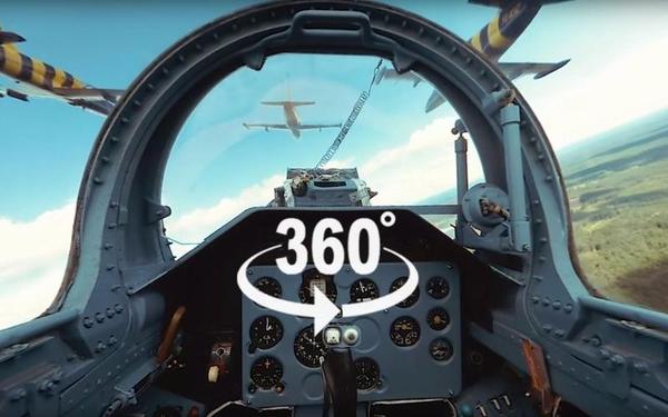 【360° VR】战斗机编队飞行