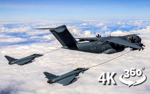【360° VR】欧洲最大运输机空中加油-A400M
