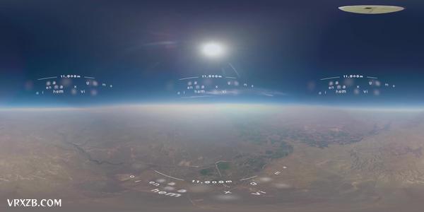 【360° VR】真实高空俯瞰地球