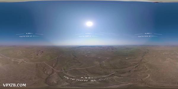 【360° VR】真实高空俯瞰地球