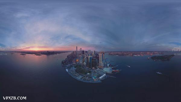 【360° VR】美国纽约,摩天大楼之城,8K航拍视频