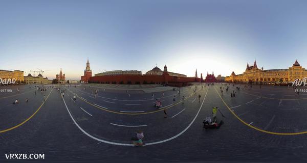 【360° VR】莫斯科。从空中俯瞰俄罗斯首都。4k航拍视频