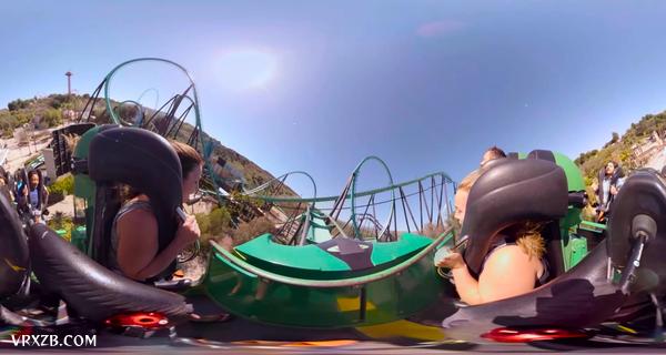 【360° VR】超级过山车 - 准备好降落吧