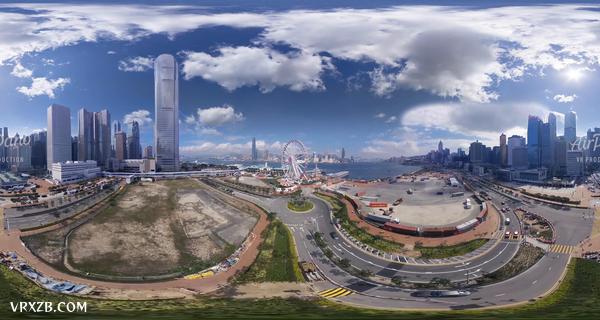 【360° VR】香港。摩天大楼之城。 4K航拍360度视频